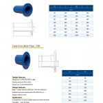 flanged stub-F